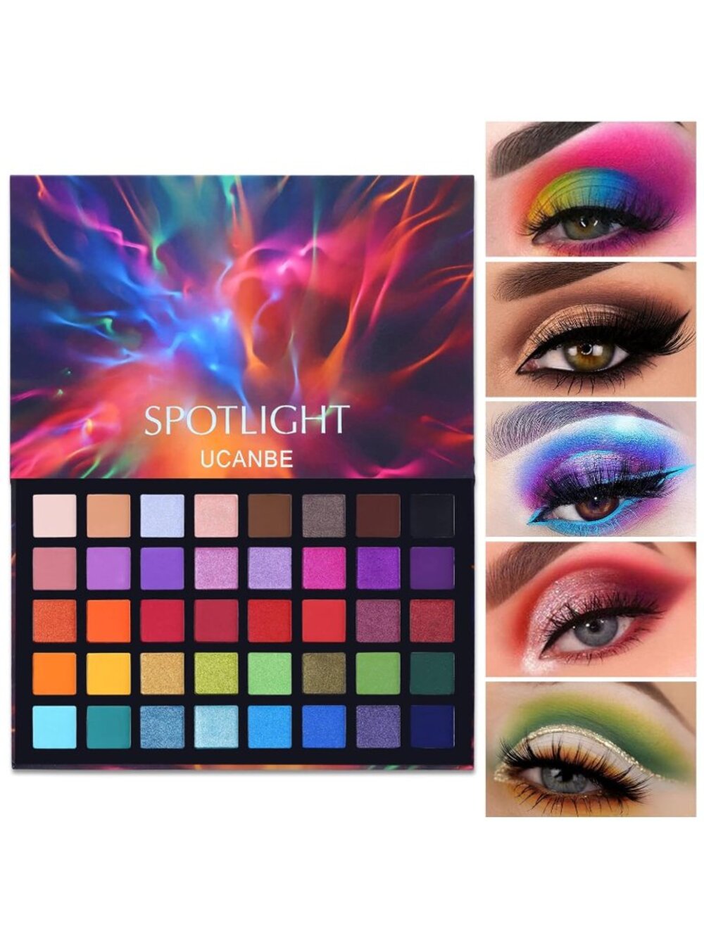 Women's Palette 40 Color Eyeshadow Matte Shimmer Pigmented Powder Makeup Kit